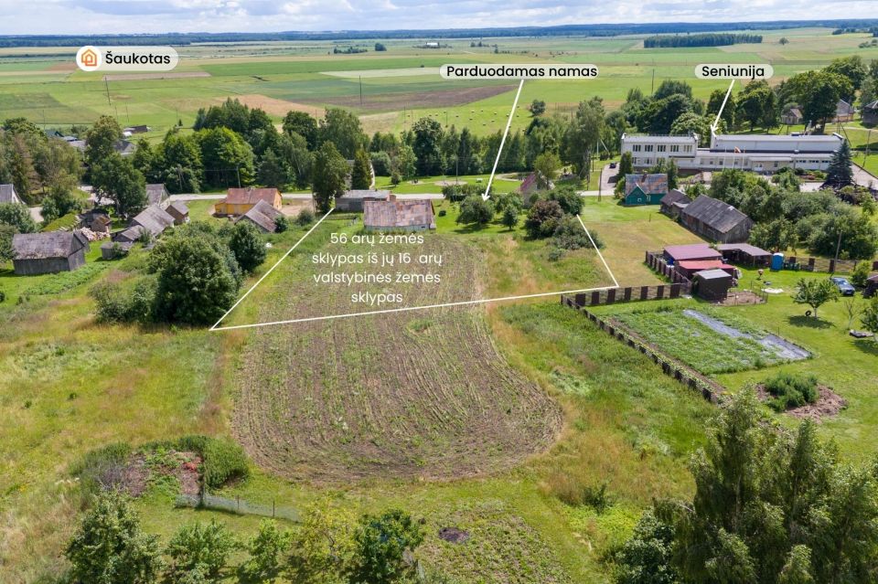 Parduodama sodyba vaizdingoje vietoje, Radvili&scaron;kio rajone, &Scaron;aukoto mstl., &Scaron;iaulėnų g. 38