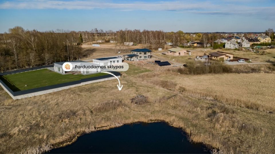 Parduodamas namų valdos sklypas, 18,61 aro, su i&scaron;kastu prūdu &scaron;alia &Scaron;iaulių miesto!