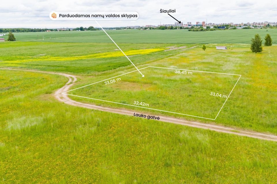 PARDUODAMAS NAMŲ VALDOS SKLYPAS PAITAIČIŲ K., &Scaron;IAULIŲ R.