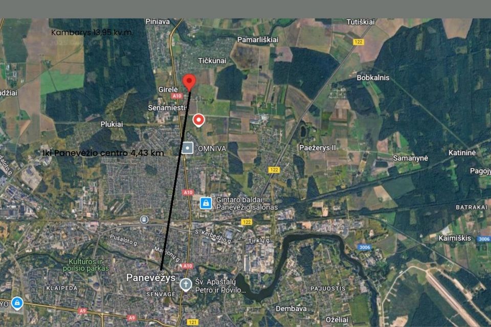 Parduodamas  namų valdos žemės sklypas Panevėžyje, Biržų g. 5
