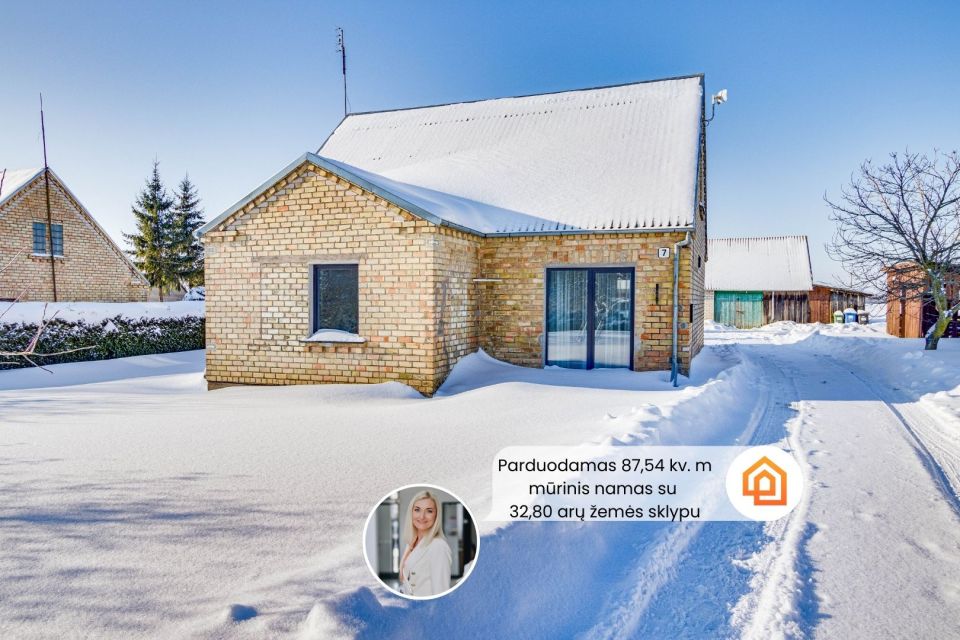 Parduodamas naujai įrengtas namas su erdviu 32,80 arų žemės sklypu Joni&scaron;kio r., Po&scaron;upės k.