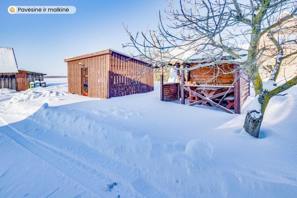 Parduodamas naujai įrengtas namas su erdviu 32,80 arų žemės sklypu Joni&scaron;kio r., Po&scaron;upės k.