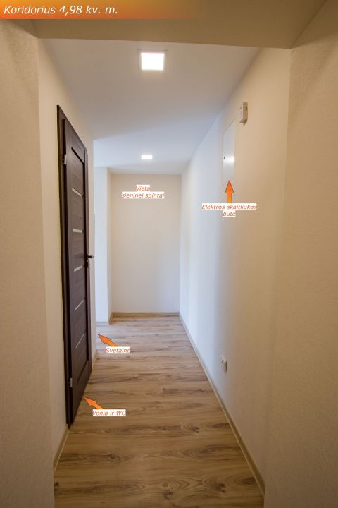 Parduodamas naujai suremontuotas 2 kambarių butas Ežero g. 19, Šiauliuose.