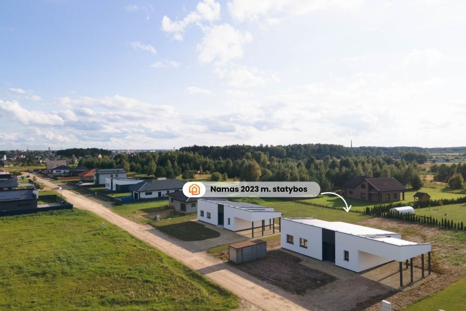 Parduodamas naujos statybos A+ klasės namas Reivyčių seniūnijoje, Reivų g., Mažeikių r.