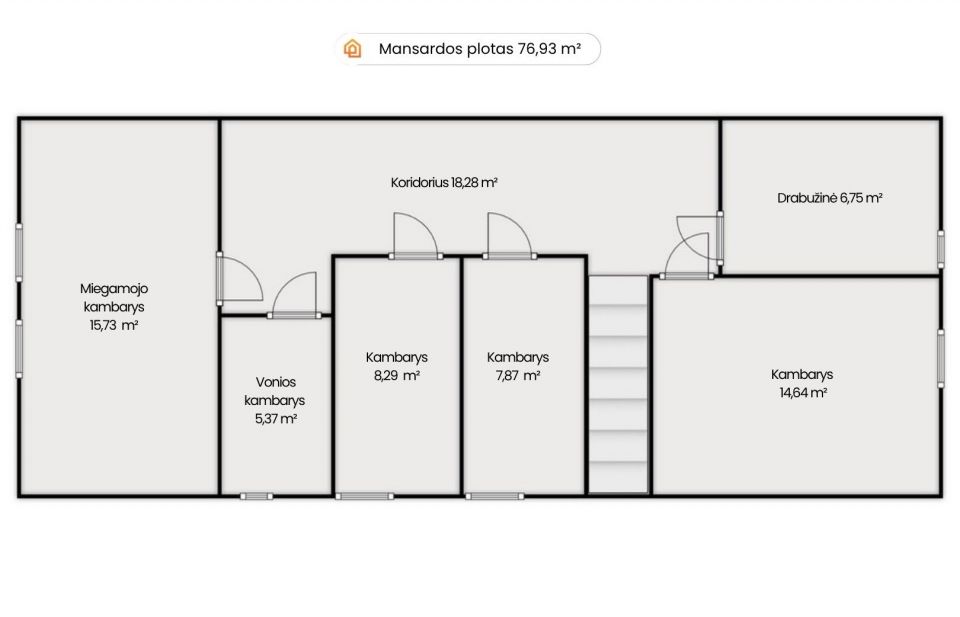 Parduodamas renovuotas gyvenamasis namas Laisvės g. 14, Drąsučiai, &Scaron;iaulių r.