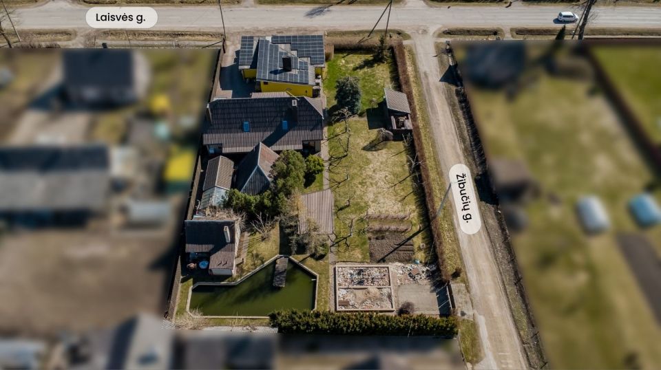 Parduodamas renovuotas gyvenamasis namas su komercinėmis patalpomis Laisvės g. 14, Drąsučiai, &Scaron;iaulių r.