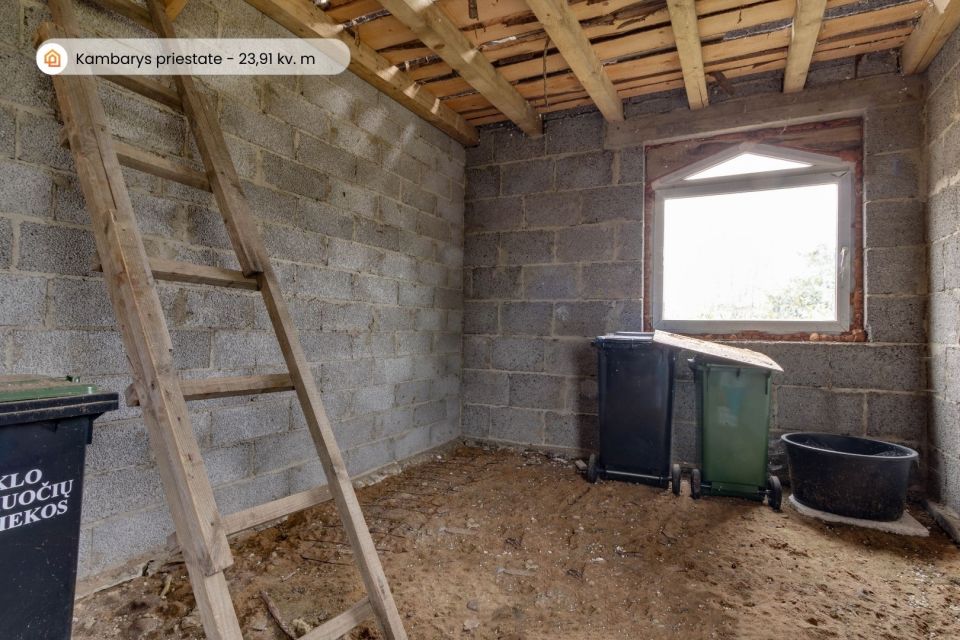Parduodamas nebaigtos rekonstrukcijos namas Telšiuose, SB "Draugystė", Kęstaičių g. 29