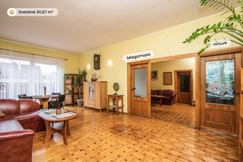 Parduodamas patogaus išplanavimo namas šalia miesto centro – S. Daukanto g. 65, Šiauliuose