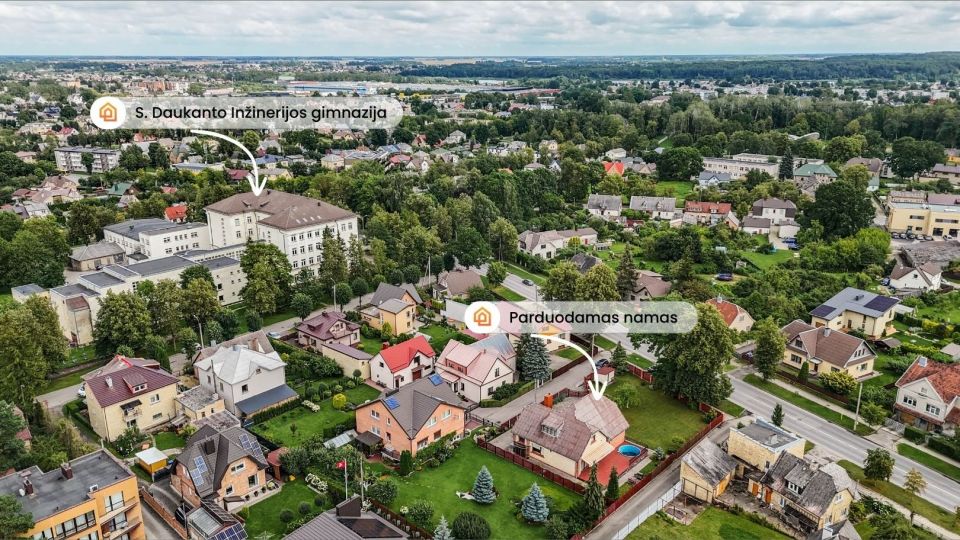 Parduodamas patogaus išplanavimo namas šalia miesto centro – S. Daukanto g. 65, Šiauliuose