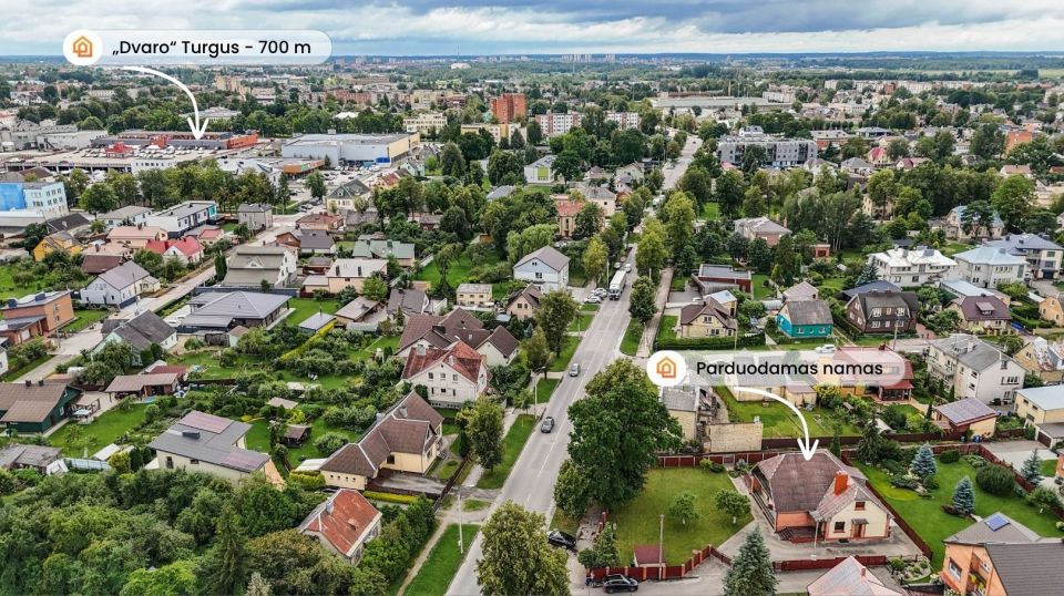 Parduodamas patogaus išplanavimo namas šalia miesto centro – S. Daukanto g. 65, Šiauliuose