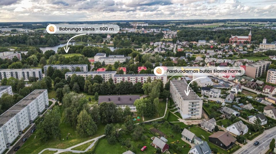 Parduodamas perplanuotas ir suremontuotas 2 k. butas A. Vai&scaron;vilos g., Plungės mieste