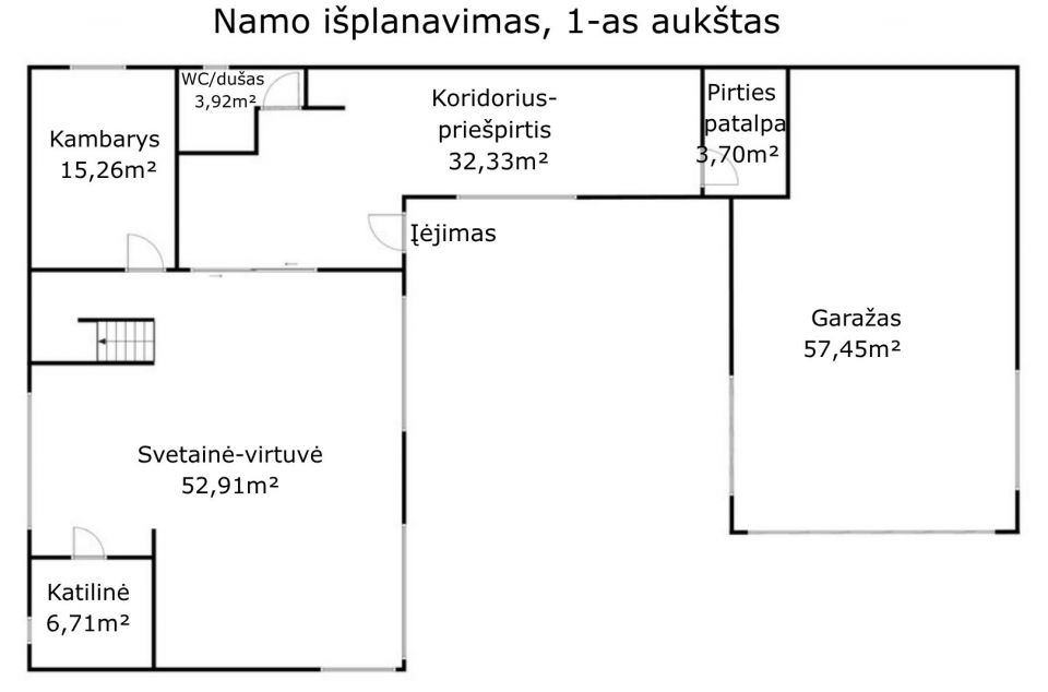 Parduodamas pilnai įrengtas 249,96 m&sup2; namas su mansarda Ketvergiuose, Mi&scaron;ko g.-16, Klaipėdos raj.  Namui priklauso erdvus 22,77 arų žemės sklypas