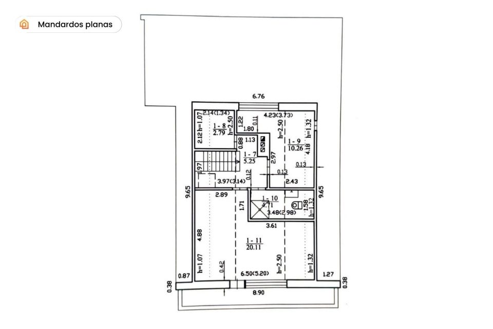 Parduodamas pilnai įrengtas gyvenamasis namas Pailių k., Geltonoji g. 15, &Scaron;iaulių r.