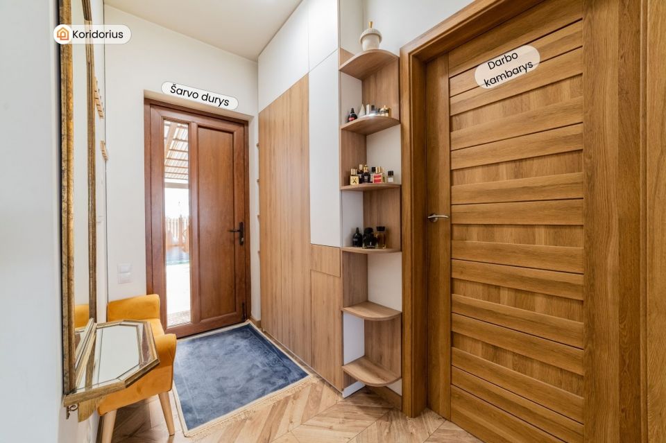 Parduodamas pilnai įrengtas gyvenamasis namas  Rožių g. 55, Toliočiuose,  &Scaron;iaulių r.