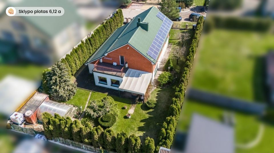 Parduodamas pilnai įrengtas mūrinis namas Šiauliuose, ramioje Eglyno gatvėje