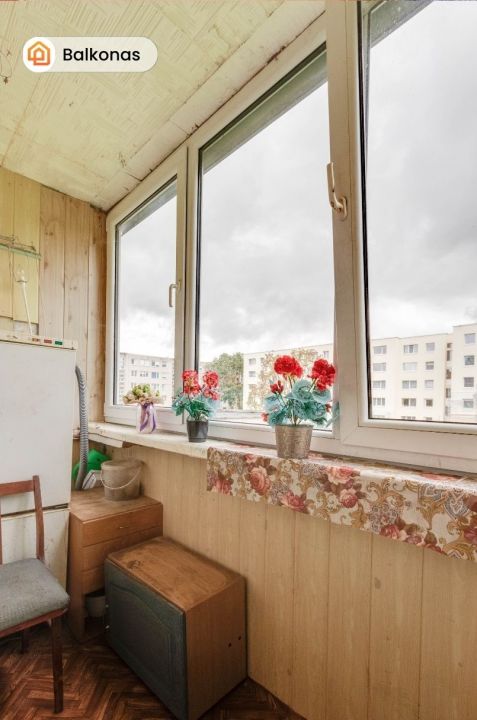 Parduodamas prie Rėkyvos ežero 1-no kambario butas Mechanikų g. 15,  Rėkyvos mikrorajone, Šiaulių mieste