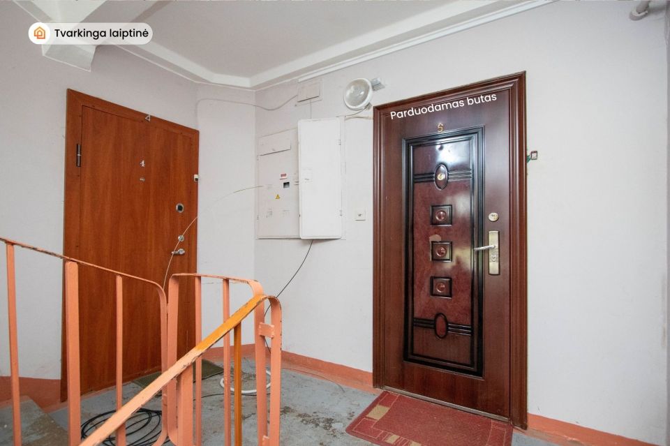 Parduodamas prie Rėkyvos ežero 1-no kambario butas Mechanikų g. 15,  Rėkyvos mikrorajone, Šiaulių mieste