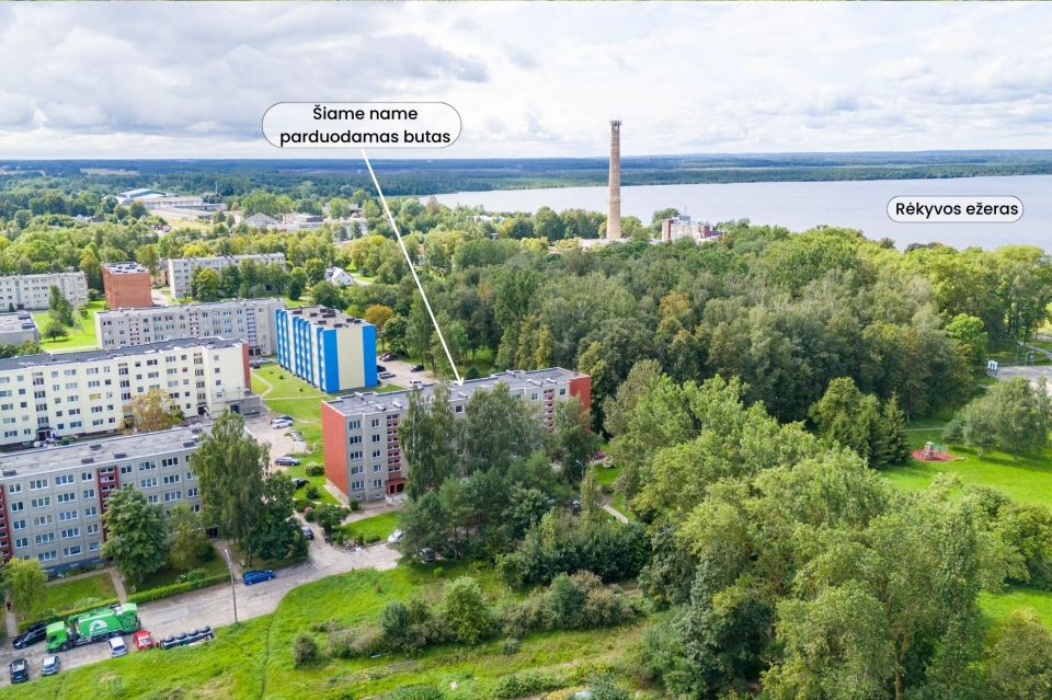 Parduodamas prie Rėkyvos ežero 1-no kambario butas Mechanikų g. 15,  Rėkyvos mikrorajone, Šiaulių mieste