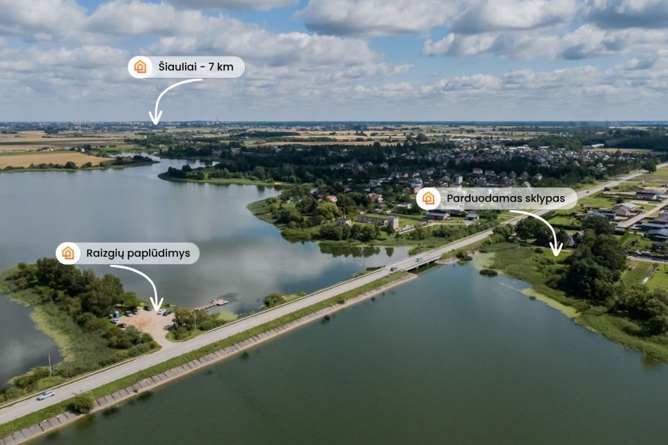 Parduodamas rekreacinės paskirties sklypas su vandens pakrante, Ajerų g. 75, Raizgių k., &Scaron;iaulių r.