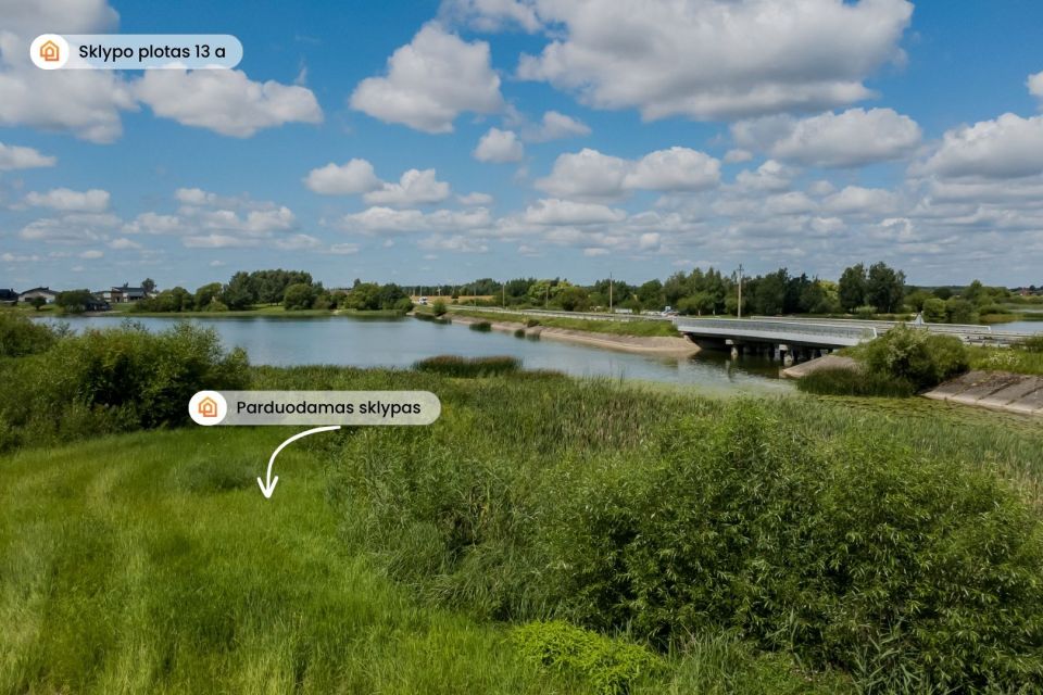 Parduodamas rekreacinės paskirties sklypas su vandens pakrante, Ajerų g. 75, Raizgių k., &Scaron;iaulių r.