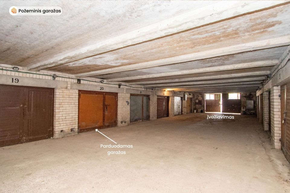PARDUODAMAS RETAI RINKOJE PASIRODANTIS POŽEMINIS GARAŽAS ŠIAULIUOSE, KORSAKO G. 63A