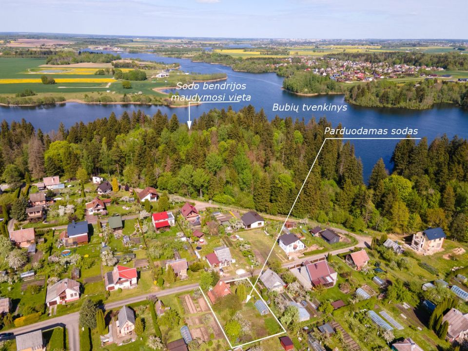 Parduodamas ekologiškas rąstinis sodo namas su molinių čerpių stogo danga SB „Žalieji gervėnai“ , Vyturių g. 28, Gervėnų k., Šiaulių r.