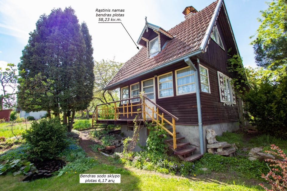 Parduodamas ekologiškas rąstinis sodo namas su molinių čerpių stogo danga SB „Žalieji gervėnai“ , Vyturių g. 28, Gervėnų k., Šiaulių r.