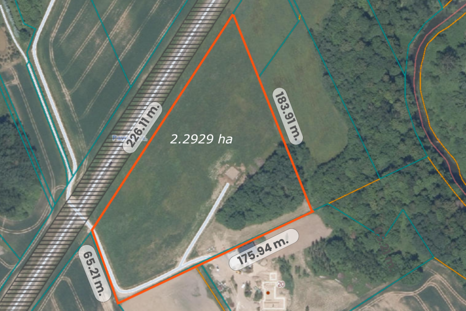 Parduodamas sklypas su namo projektu Kai&scaron;iadorių raj., Pavuolio km.