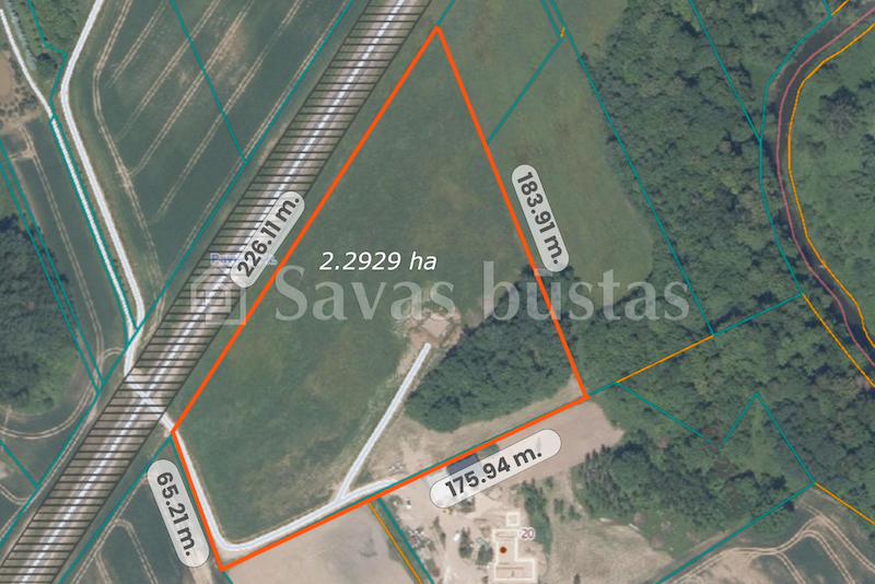 Parduodamas sklypas su namo projektu Kai&scaron;iadorių raj., Pavuolio km.