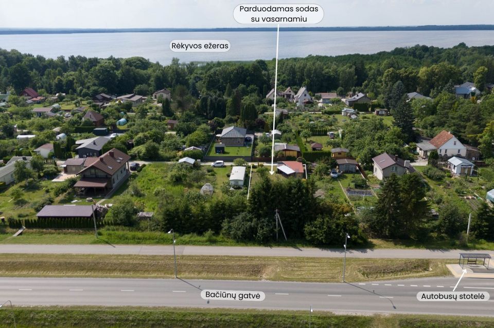 Parduodamas sodo sklypas su mūriniu 20,77 kv. m sodo nameliu Rėkyvos sodų 4-oji g. 29, &Scaron;iaulių mieste.