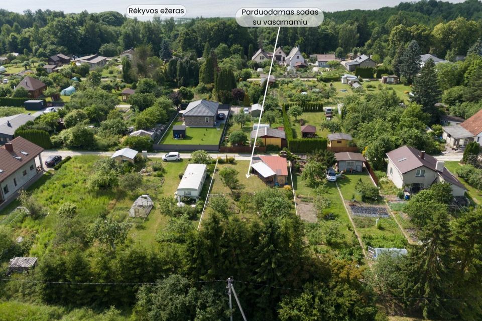 Parduodamas sodo sklypas su mūriniu 20,77 kv. m sodo nameliu Rėkyvos sodų 4-oji g. 29, &Scaron;iaulių mieste.