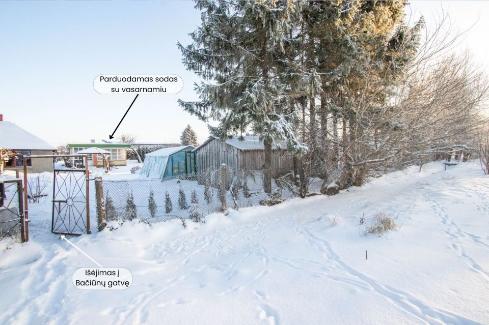 Parduodamas sodo sklypas su mūriniu vasarnamiu &Scaron;iauliuose, Pavasario sodų 1-oji g. 11
