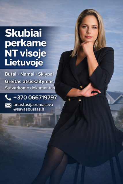 Parduodamas solidus, i&scaron;skirtinio charakterio dviejų auk&scaron;tų mūrinis namas prestižinėje Kauno vietoje &ndash; Aleksote, &Scaron;unskų gatvėje.