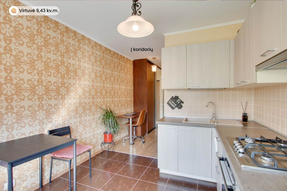 Parduodamas suremontuotas 1 kambario butas Gardino g. 25, Šiauliuose