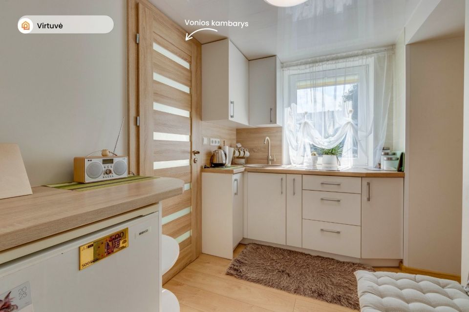 Parduodamas suremontuotas 1 kambario butas Telšiuose, Luokės g. 35