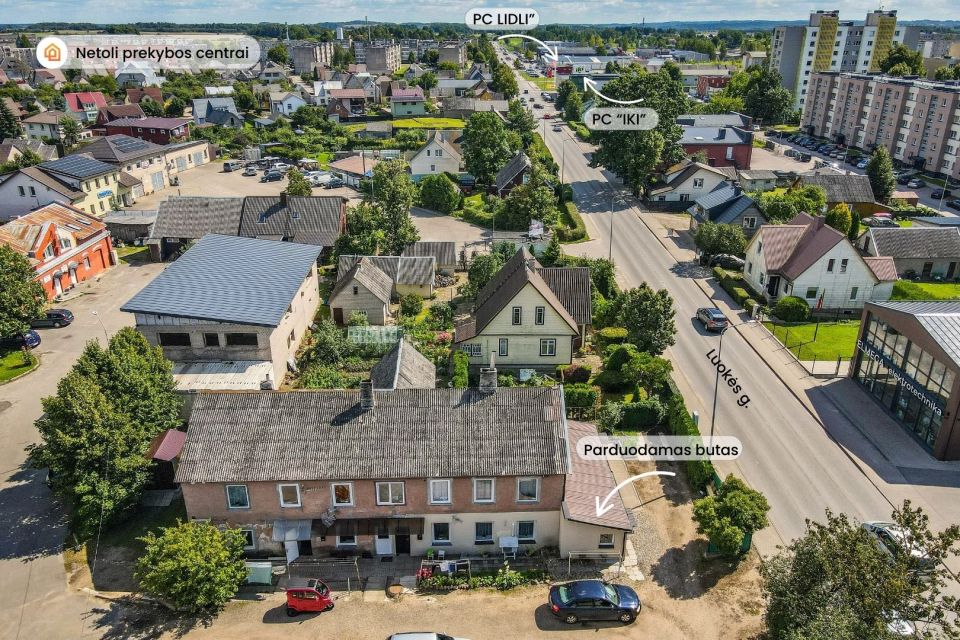 Parduodamas suremontuotas 1 kambario butas Telšiuose, Luokės g. 35