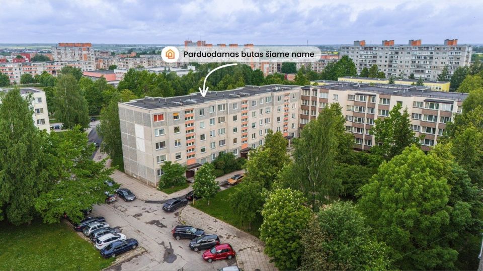 Parduodamas suremontuotas 2 kambarių butas, Dainų g. 44, Šiaulių mieste