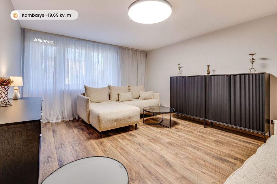 Parduodamas suremontuotas 2 kambarių butas Kelmėje, Birutės g. 2