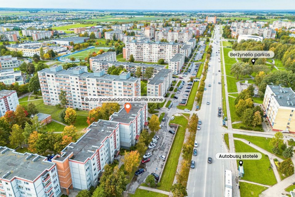 Parduodamas &scaron;viesus ir jaukiai atnaujintas 3 kambarių butas &Scaron;iauliuose, Gegužių g. 46
