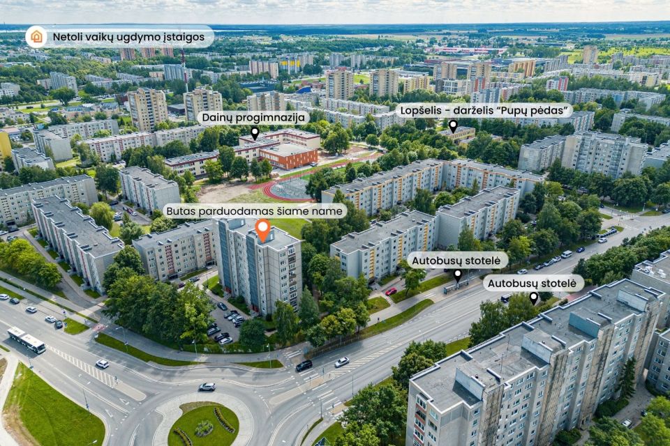 Parduodamas &scaron;viesus ir jaukus 3 kambarių butas &Scaron;iauliuose, Gardino g. 19.