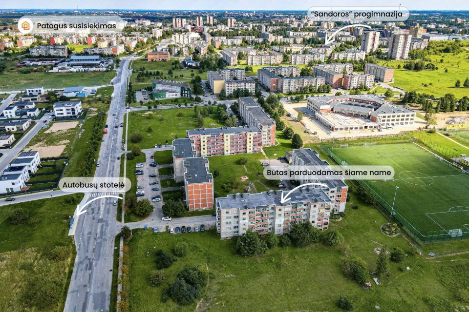 Parduodamas &scaron;viesus ir jaukus 3 kambarių butas &Scaron;iauliuose, Gytarių g. 43