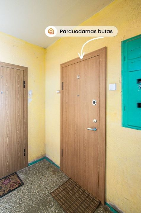 Parduodamas &scaron;viesus ir tvarkingas 1 kambario butas su holu Vilniaus g. 44, Skuode