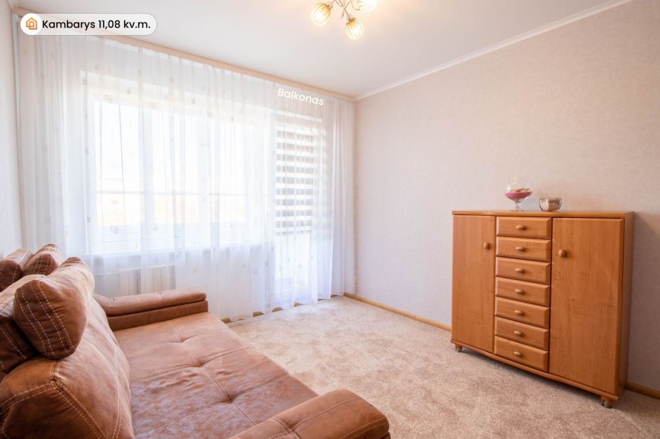 Parduodamas &scaron;viesus, jaukus ir erdvus 3 kambarių butas K. Korsako g. 2, &Scaron;iauliuose