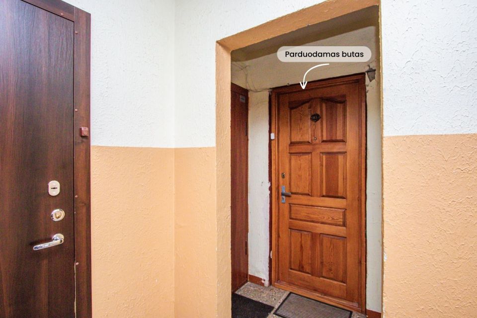 Parduodamas 1 kambario butas Dainų g. 56, Šiauliuose