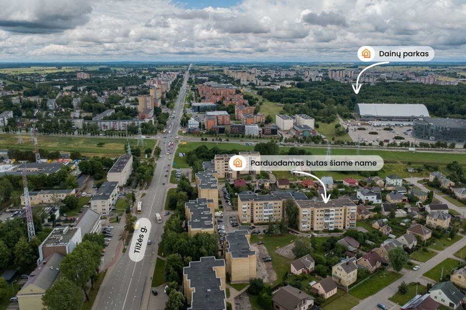 Parduodamas tvarkingas 1 kambario butas Tilžės g. 67B, &Scaron;iauliuose
