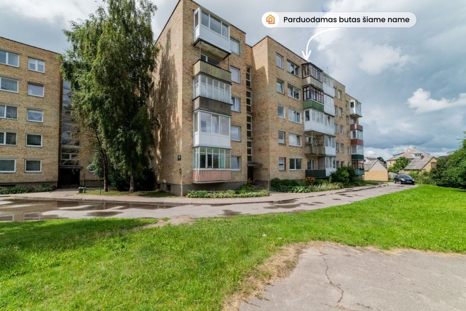 Parduodamas tvarkingas 1 kambario butas Tilžės g. 67B, &Scaron;iauliuose