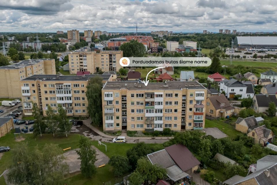 Parduodamas tvarkingas 1 kambario butas Tilžės g. 67B, &Scaron;iauliuose