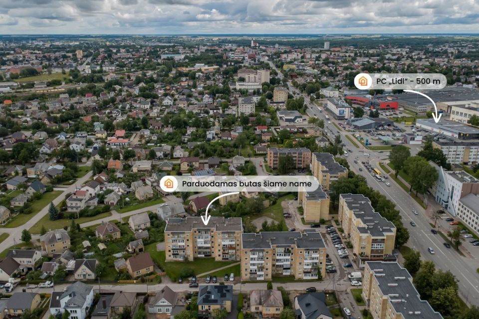 Parduodamas tvarkingas 1 kambario butas Tilžės g. 67B, &Scaron;iauliuose