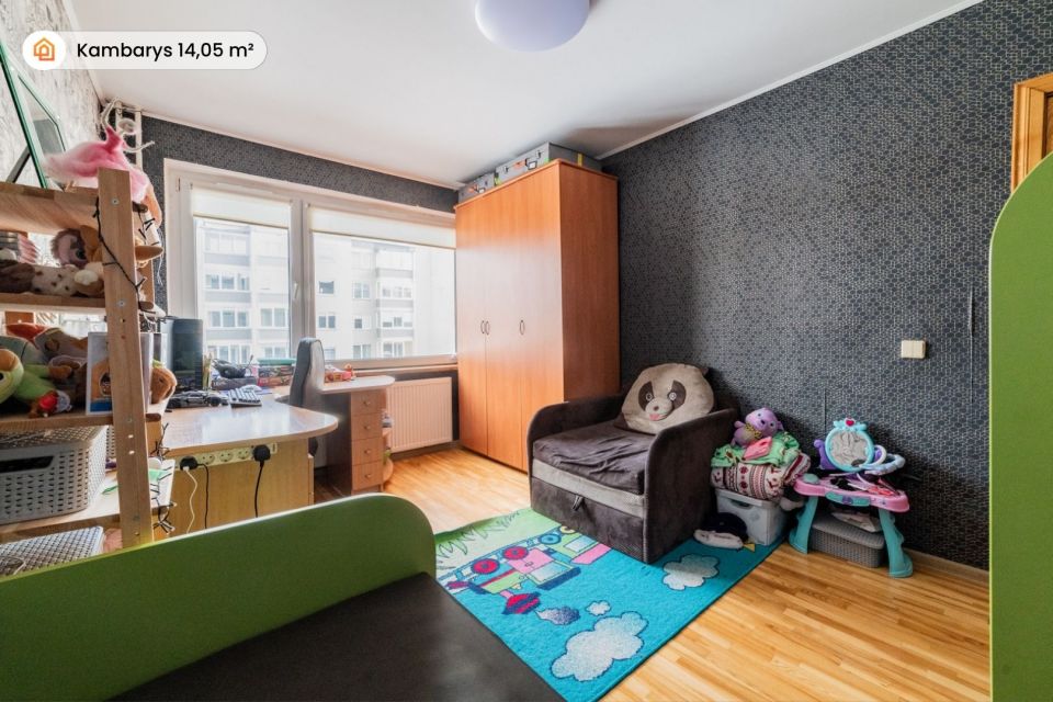 Parduodamas tvarkingas 2 k. butas 3-iame auk&scaron;te K. Korsako g. 28, &Scaron;iauliuose