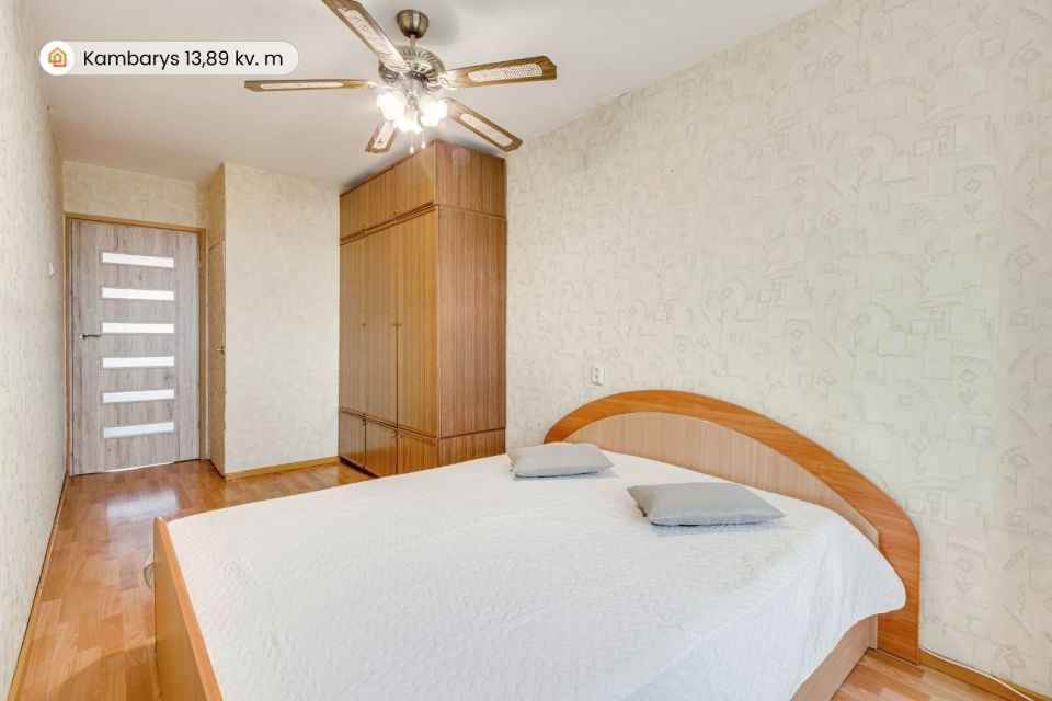 Parduodamas tvarkingas 2 kambarių butas Laisvės al. 34, Radviliškyje